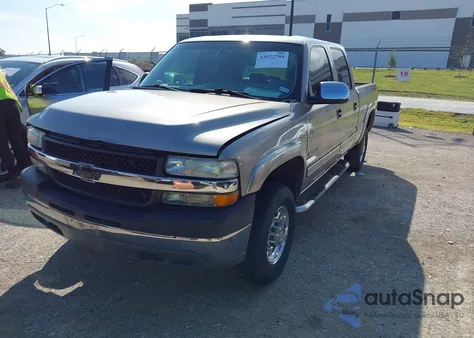 2002 Chevrolet Silverado 2500Hd Ls из США, поврежденный, VIN 1GCHK23U22F147301